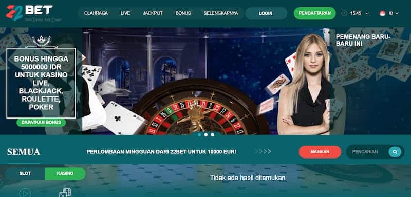 22Bet - Top Online Casino for Slots in Indonesia