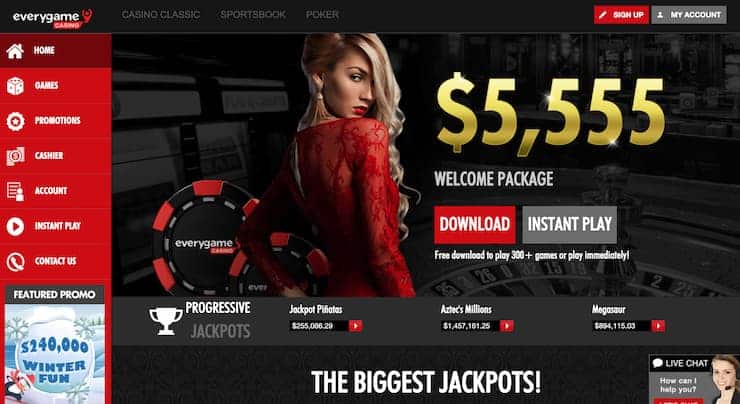 Everygame - the best live blackjack casinos