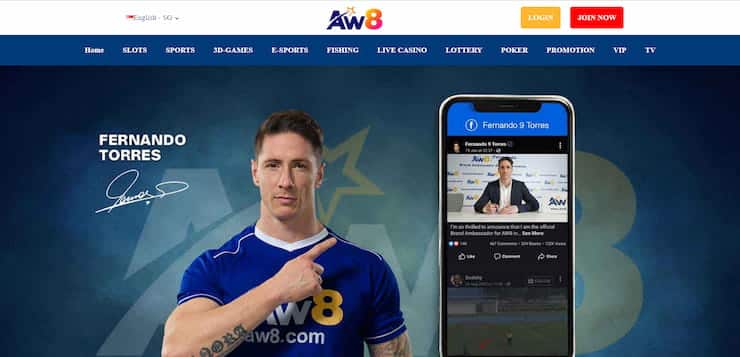 AW8 Online Gambling - Top Live New Casino Gambling Site in Singapore