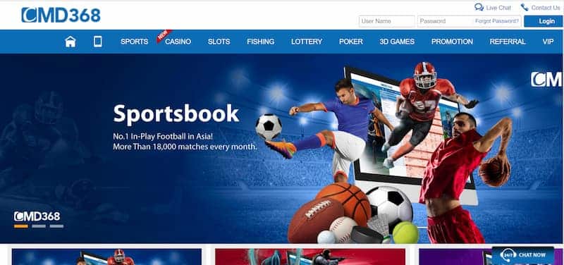 CMD368 Sportsbook - Best Live Streaming and Esports Betting Site in Indonesia
