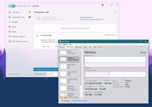 Eset virus scan with resource monitor