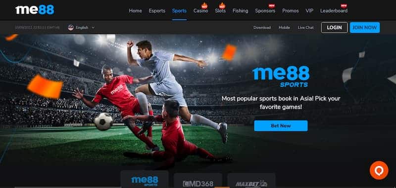 Me88 - Sports Betting Site with Great Amount of Deep Betting Markets