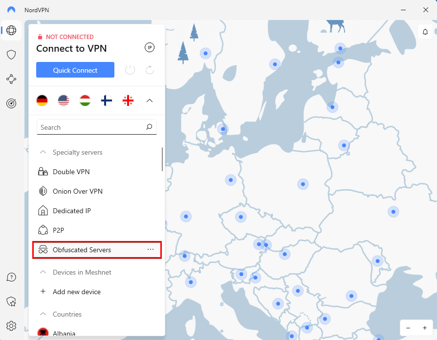 NordVPN Obfuscated Servers Russia