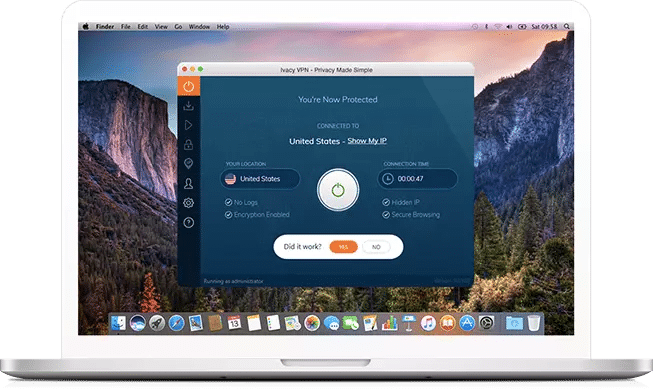 Ivacy on MacOS