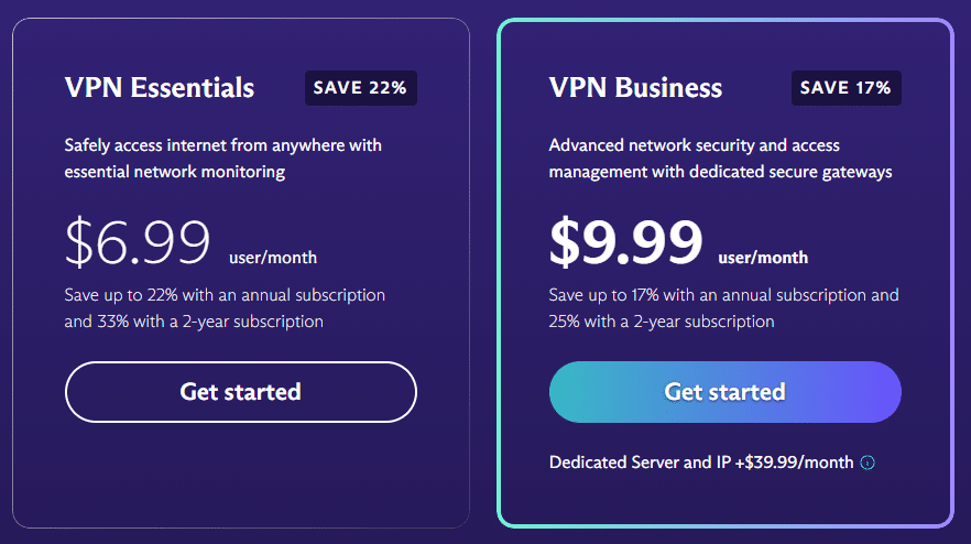 Proton VPN for business
