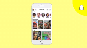 Snapchat Interface | Credit, Snapchat