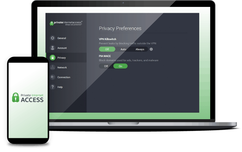PIA interface Best Cheap VPN Overall