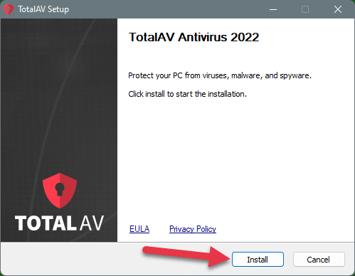 TotalAV Windows Installation
