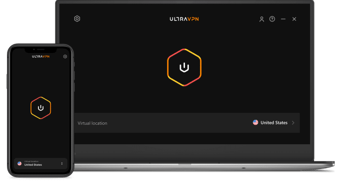 ultravpn iphone interface